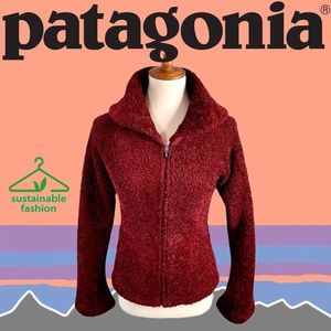 PATAGONIA - Synchilla Curly-Q Teddy Fleece Shawl Collar Zip Jacket – size M